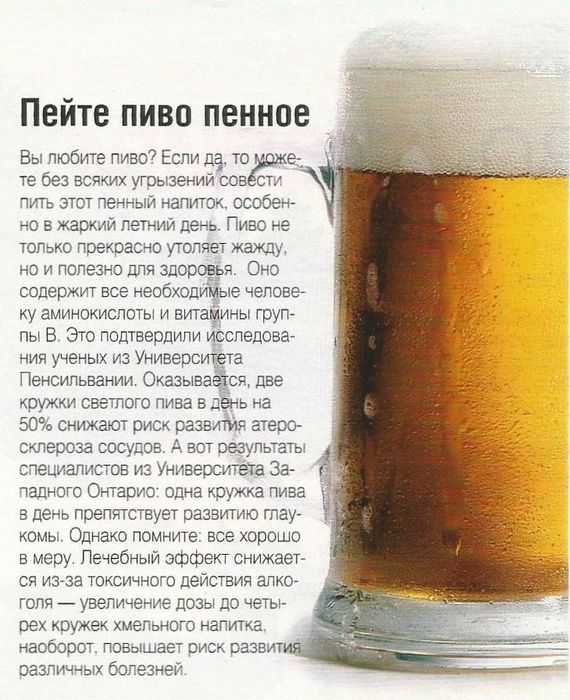 Пью пиво при температуре