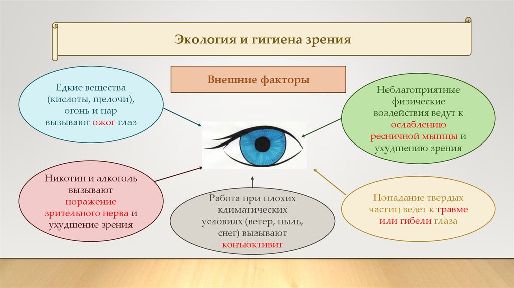 Профилактика органов зрения презентация