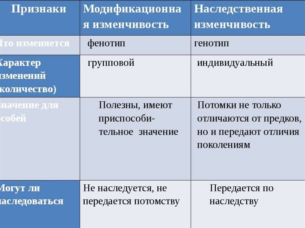 Рассмотрите рисунок приведите примеры наследственной и ненаследственной изменчивости проявляющиеся