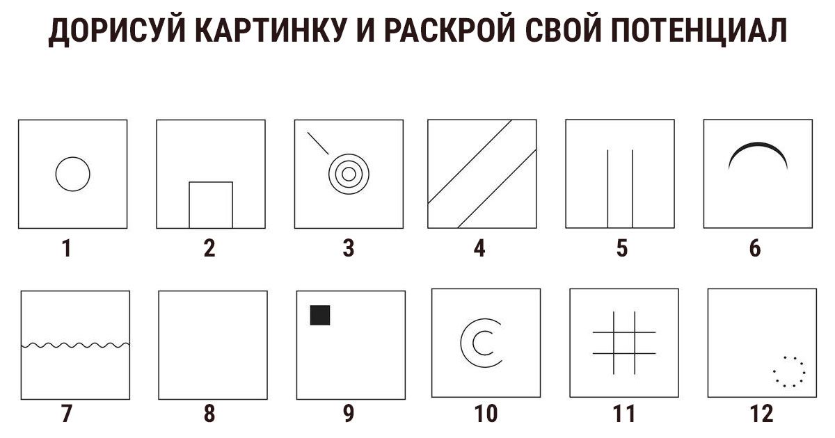 Проективные тесты картинки