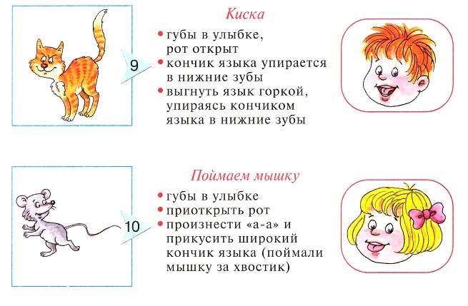 Картинки артикуляционная гимнастика для детей 3 4