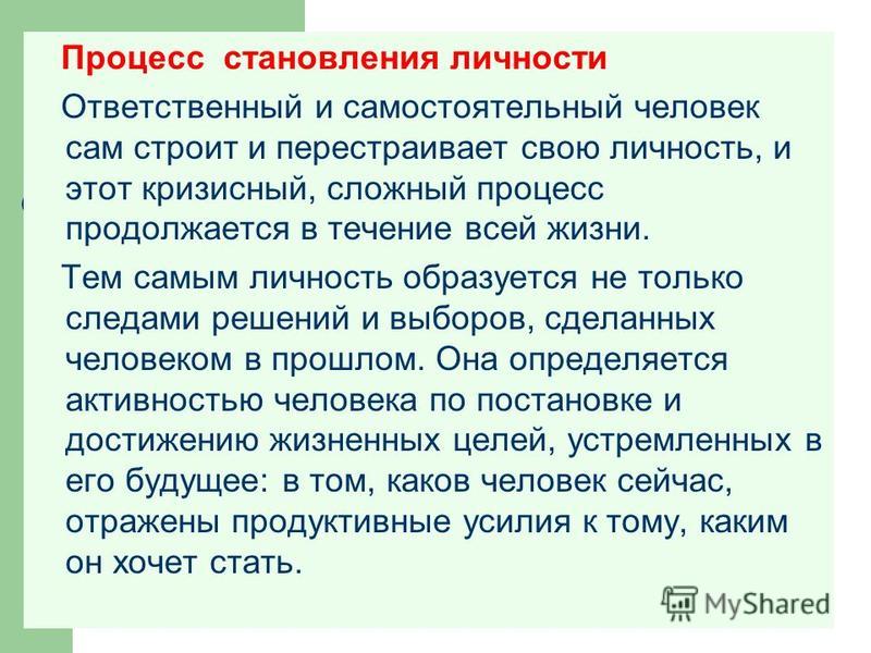 Презентация своей личности