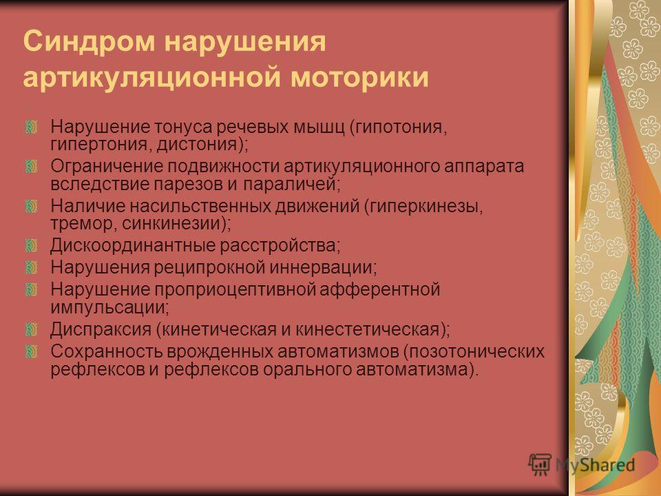 Развитие артикуляционной моторики у детей с нарушением речи презентация