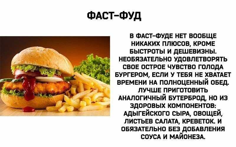 Проект на тему фаст фуд польза и вред
