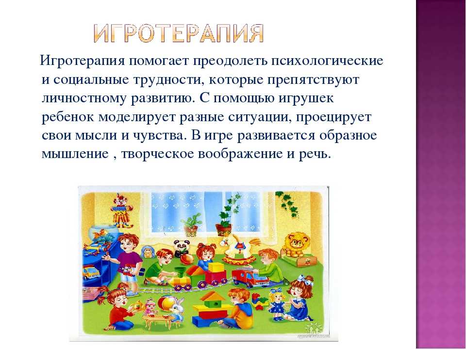 Игротерапия картинки для презентации