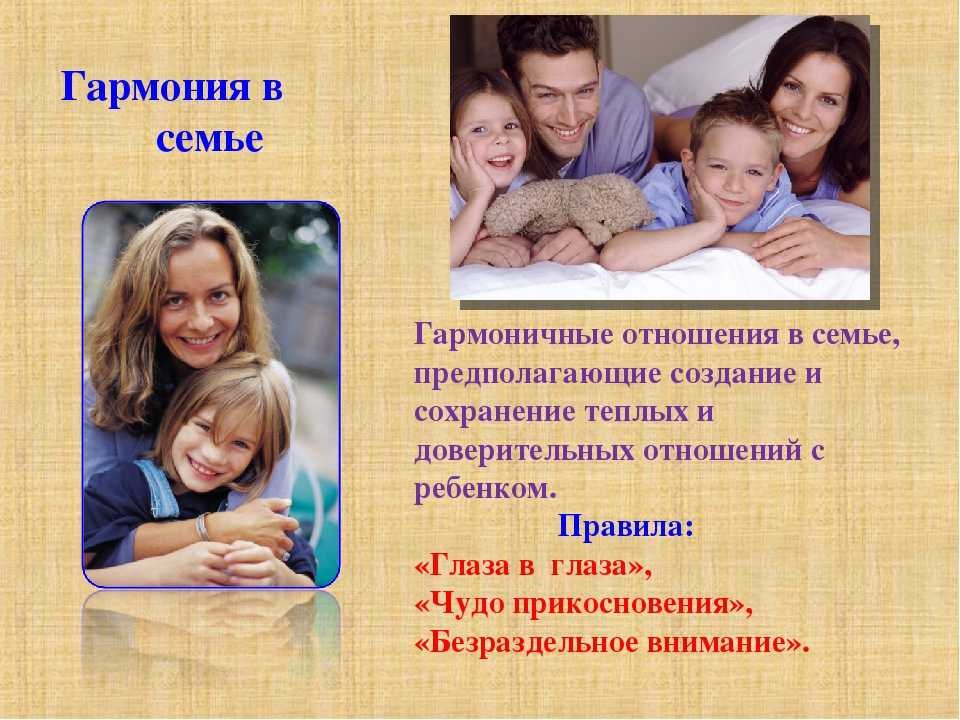 Детско родительские отношения проект