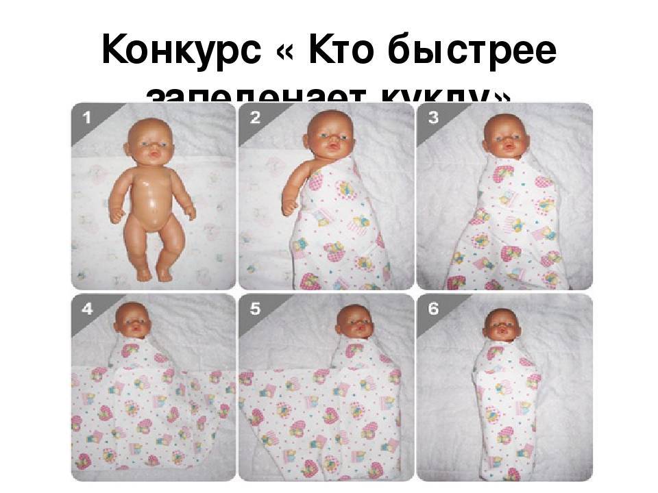 Как пеленать новорожденного пошаговое фото