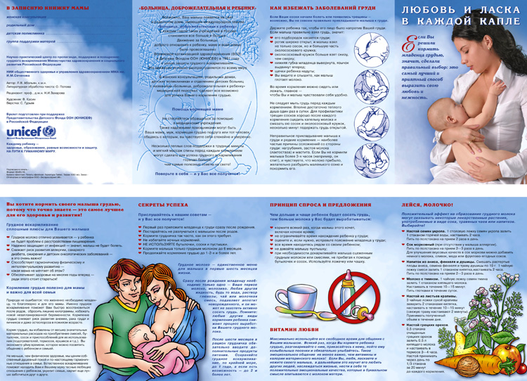 План беседы по грудному вскармливанию