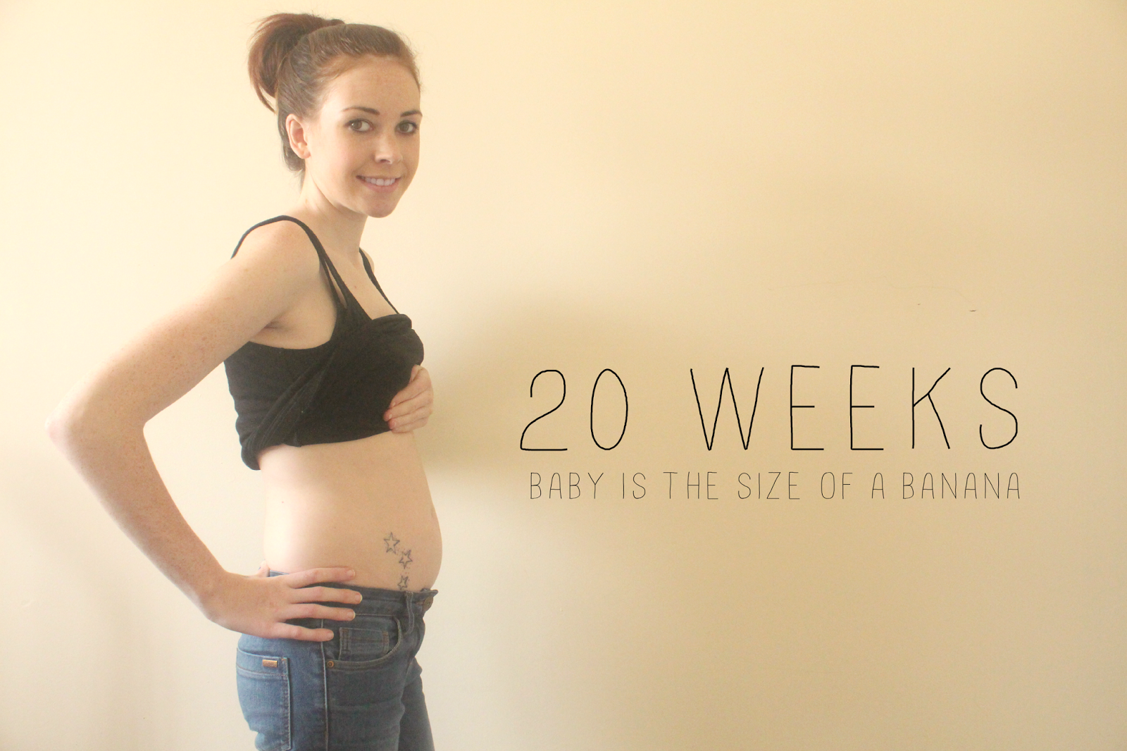 20 Weeks pregnant belly