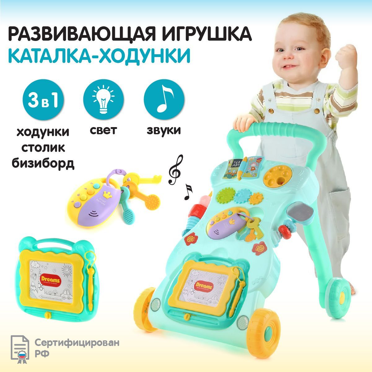 Как выбрать каталку-ходунки для малыша: Путеводитель счастливого родителя