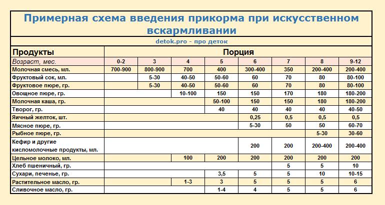 Чем лучше кормить в 6 месяцев смесью или кашей