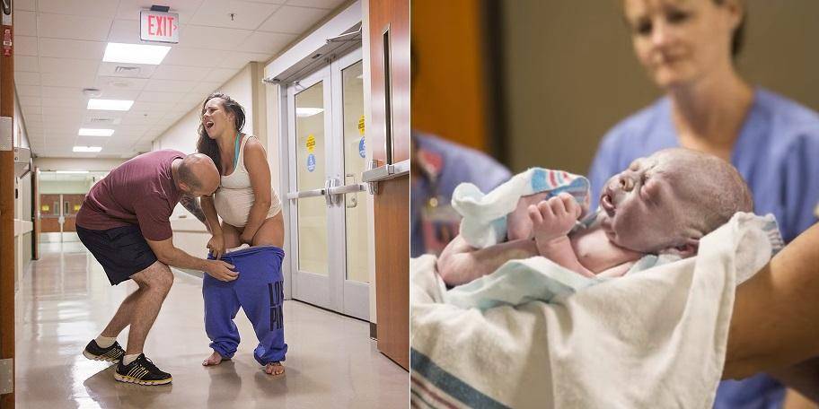 Роды детей в больнице. Процесс рождения ребенка в роддоме.