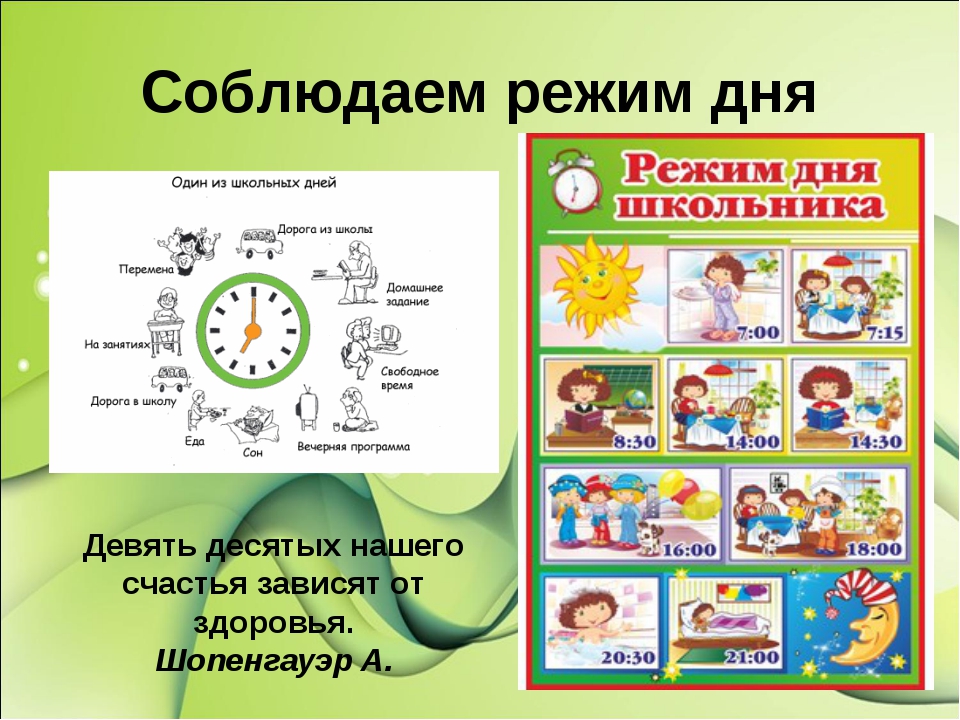 Составляющие режима дня. Режим дня школьника. Соблюдение режима дня школьника. Распорядок дня школьника. Расписание дня школьника.