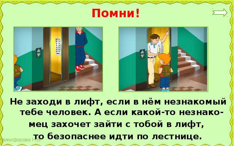 Безопасность человека в лифте презентация