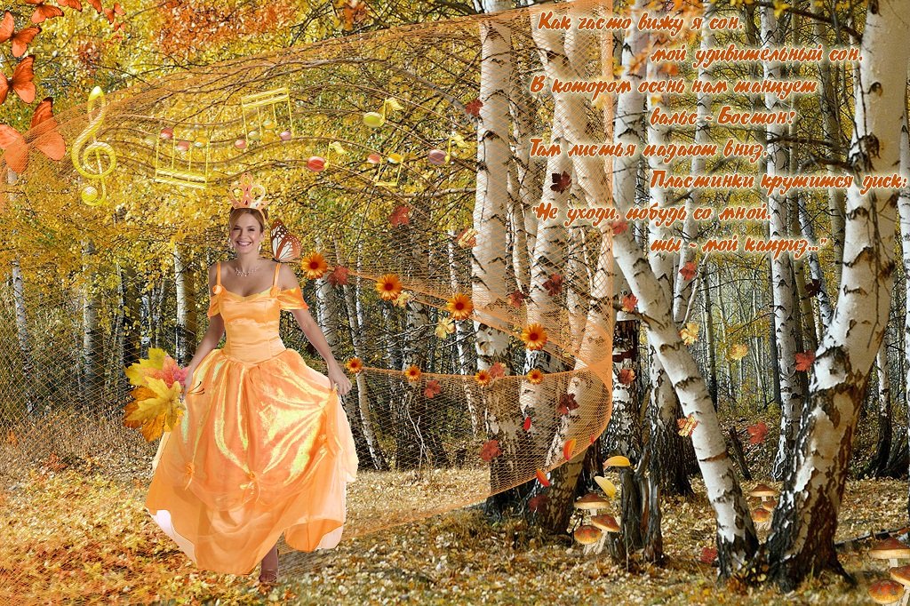 Песня золотое лето. Осень идет. Ах осень осень Золотая осень. Береза в осеннем наряде. Платье осеннего настроения.