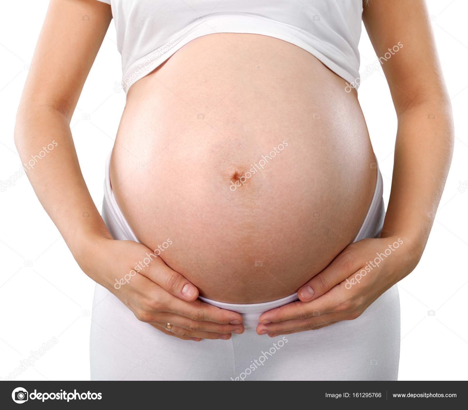 Пятка в животе у беременной