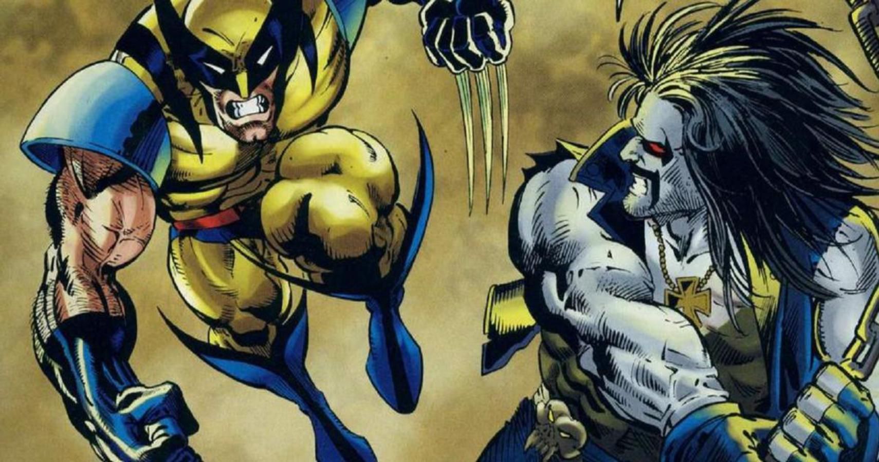 Кто силен против. Marvel Росомаха Лобо. Лобо против Росомахи. Лобо против Бэтмена. Wolverine Marvel vs Lobo DC.