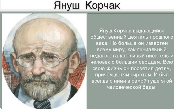 Януш корчак презентация биография