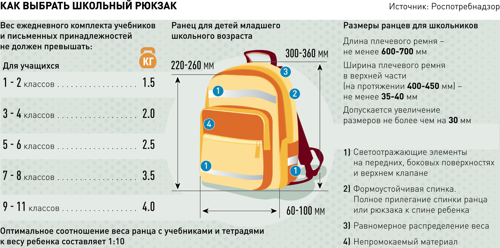 Как выбрать идеальный школьный рюкзак: Советы и отзывы родителей